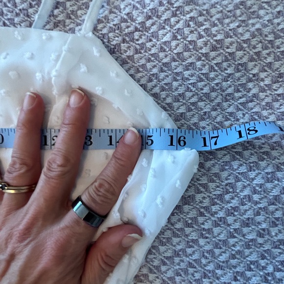 SHEIN White Backless Spaghetti-Strap Ruffle Dress - Picture 6 of 11